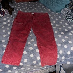 Time and Tru Red Corduroy Pants